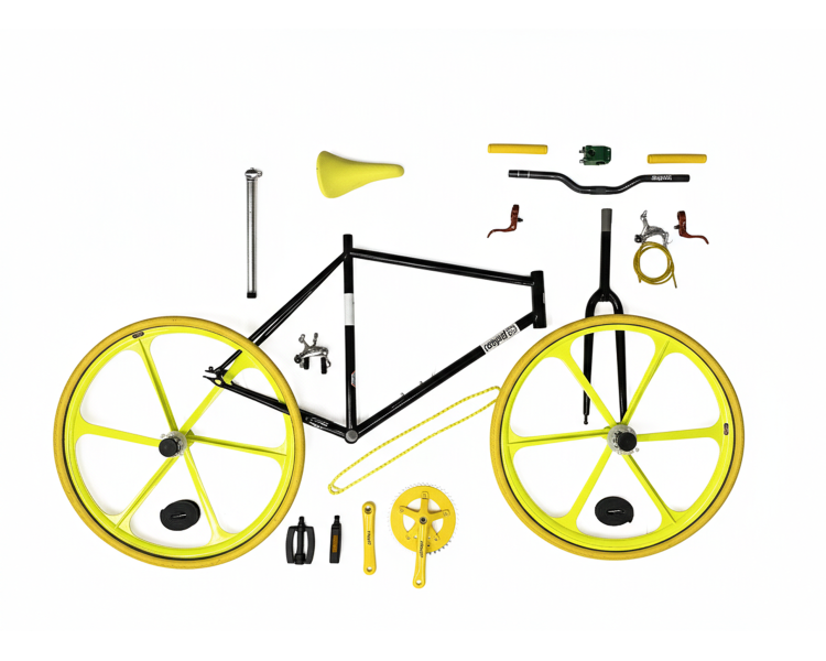 Fixie/Single-Speed Bike DIY Kit - Black