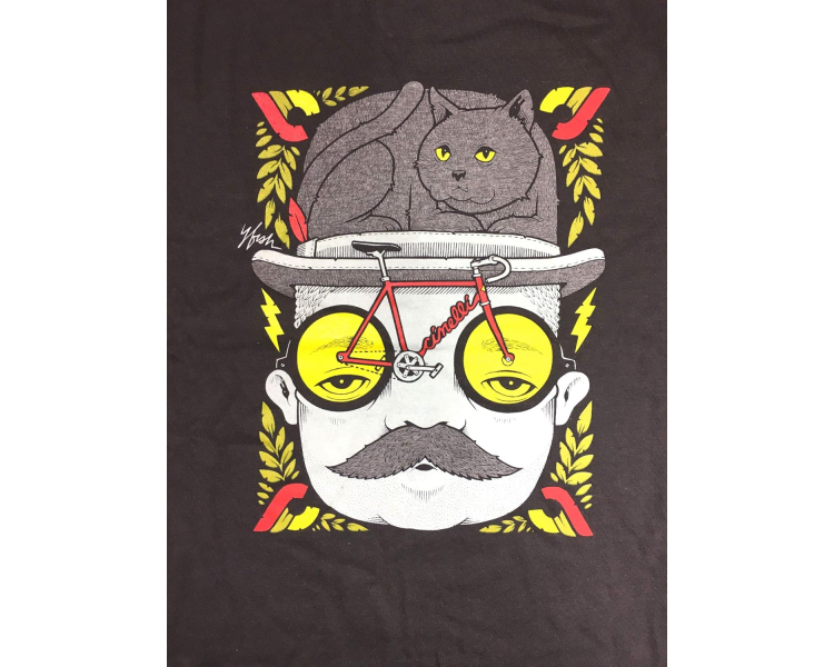 Cinelli & Jeremy Fish Mr Cat T-Shirt