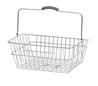 RETRO Chrome Metal Bike Basket – Luggage Rack | Loris Velos