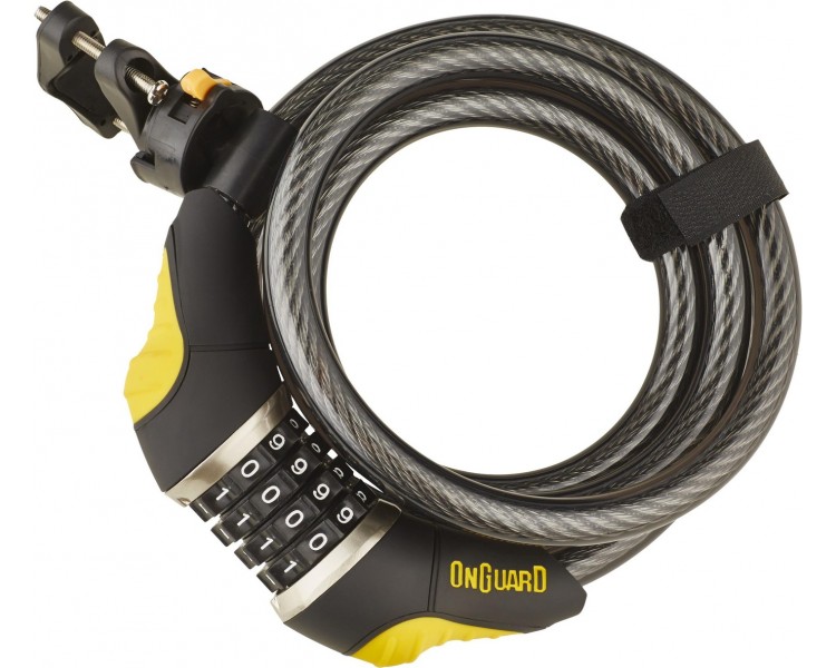 Onguard Dobermann Spiral Cable Lock 185 cm Ø12 mm Buy - 1